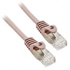 Cable de red UTP Phasak Cat. 6 CU 1 m. gris